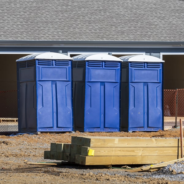 is there a specific order in which to place multiple porta potties in Edgard